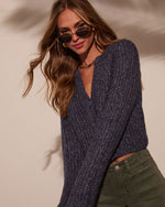 Midnight % Chic Focus Knit Cardigan-6