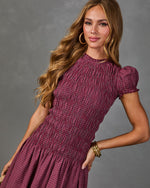 Western Belle Cotton Plaid Maxi Dress