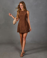 Sunday Ledger Ribbed Mini Dress