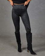 Esmai Luxe Coated Ponte Leggings