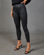 Esmai Luxe Coated Ponte Leggings