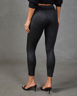 Esmai Luxe Coated Ponte Leggings