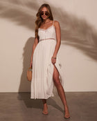 Pucker Up Plisse Maxi Dress