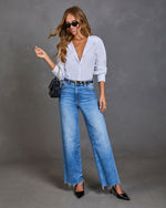 Josie Cotton Button Down Top