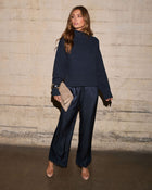 Kadie Knit Mock Neck Sweater