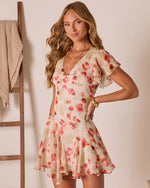 Mykie Asymmetric Mini Dress