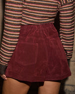 Autumn Classic Faux Suede Shorts