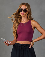 Micah Seamless Ribbed Crop Top