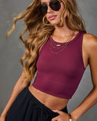 Micah Seamless Ribbed Crop Top