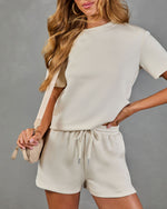Softly Styled Short Sleeve Scuba Tee