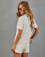 Softly Styled Short Sleeve Scuba Tee
