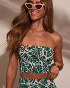 Salena Strapless Palm Top