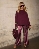 Reyna Satin Wide Leg Pants
