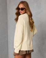 Autumn Ivy Teddy Bear Graphic Sweater