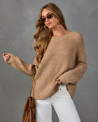 Comfy Aura Ribbed Knit Sweater