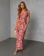 Wild Fig Cowl Maxi Dress