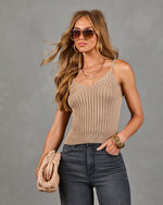 Rosaliah Ribbed Knit Cami
