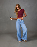 Gentle Motion Seamless Ribbed Crop Top