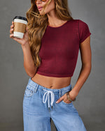 Gentle Motion Seamless Ribbed Crop Top