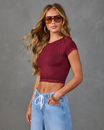 Gentle Motion Seamless Ribbed Crop Top