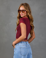 Gentle Motion Seamless Ribbed Crop Top
