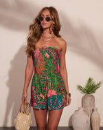 Offshore Views Botanical Print Romper