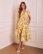 Forward in Florals Floral Midi Shirt Dress