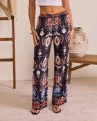 Capri Daydream Abstract Print Pants