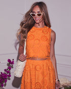 As You Are Embroidered Cropped Top