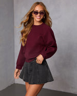 Wine % Campfire Knit Sweater-3