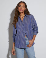 Wilson Striped Button Down Top