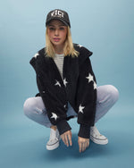 Black % The Coziest Yet Pocketed Cardigan-11