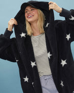 Black % The Coziest Yet Pocketed Cardigan-10
