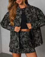 Wanderlune Printed Shirt Jacket