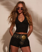 Groove Together Suede Halter Top