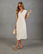 Soft Society Wrap Midi Dress