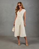 Soft Society Wrap Midi Dress