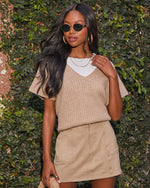 Marianne Twofer Ribbed Knit Top