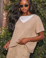 Marianne Twofer Ribbed Knit Top