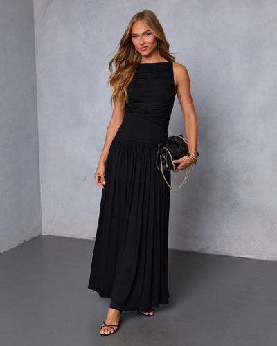 Mette Ruched Maxi Dress – VICI