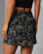 Wanderlune Printed Mini Skirt