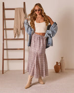 Range Romance Drawstring Maxi Skirt