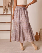 Range Romance Drawstring Maxi Skirt