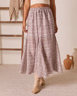 Range Romance Drawstring Maxi Skirt