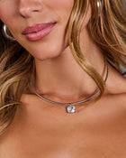 Twilight Hour Gemstone Charm Necklace