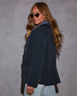 Savona Denim Button Up Blazer