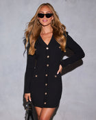 Cenya Bandage Long Sleeve Mini Dress