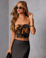 Revina Strapless Bust Tie Top
