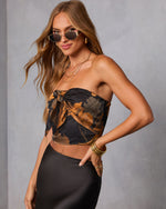 Revina Strapless Bust Tie Top