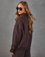 Wellness Society Fleece Mock Neck Top